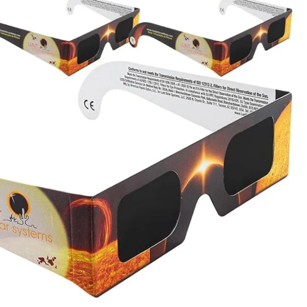 🍎 New 5 Solar Eclipse Glasses Approved CE & ISO Certified Observation Glasses